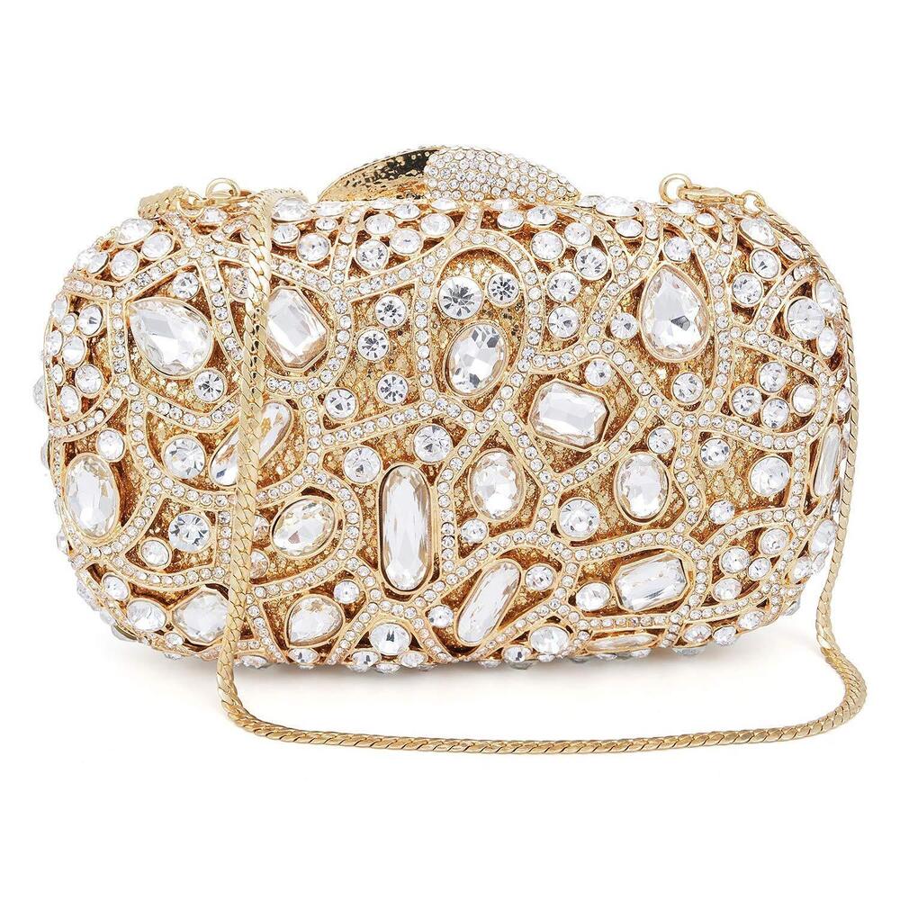 5806 Luxury Crystal Clutch Rhinestones Evening Bag